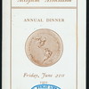 ANNUAL DINNER [held by] INTERNATIONAL ACETYLENE ASSOCIATION [at] "ELLICOTT CLUB, BUFFALO, NY" (REST;)