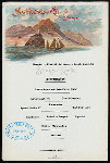 MITAGESSEN [held by] NORDDEUTSCHER LLOYD BREMEN [at] EN ROUTE ABOARD DAMPFER FRIEDRICH DER GROSSE (SS;)