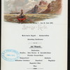 SUPPER (?) [held by] NORDDEUTSCHER LLOYD BREMEN [at] EN ROUTE ABOARD DAMPFER FRIEDRICH DER GROSSE (SS;)
