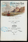 SUPPER (?) [held by] NORDDEUTSCHER LLOYD BREMEN [at] EN ROUTE ABOARD DAMPFER FRIEDRICH DER GROSSE (SS;)
