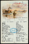 BREAKFAST [held by] NORDDEUTSCHER LLOYD BREMEN [at] EN ROUTE ABOARD DAMPFER FRIEDRICH DER GROSSE (SS;)