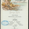 SUPPER(?) [held by] NORDDEUTSCHER LLOYD BREMEN [at] EN ROUTE ABOARD DAMPFER FRIEDRICH DER GROSSE (SS;)