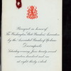 BANQUET IN HONOR OF THE WASHINGTON STATE BANIKERS' ASSOCIATION [held by] ASSOCIATED BANKS OF SPOKANE [at] "DAVENPORT'S, (SPOKANE WA?)" (REST;)
