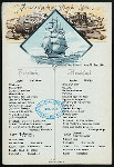 BREAKFAST [held by] NORDDEUTSCHER LLOYD BREMEN [at] EN ROUTE ABOARD DAMPFER FRIEDRICH DER GROSSE (SS;)
