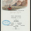SUPPER(?) [held by] NORDDEUTSCHER LLOYD BREMEN [at] EN ROUTE ABOARD DAMPFER FRIEDRICH DER GROSSE (SS;)