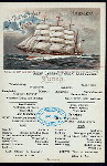 LUNCH [held by] NORDDEUTSCHER LLOYD BREMEN [at] EN ROUTE ABOARD DAMPFER FRIEDRICH DER GROSSE (SS;)