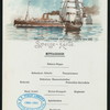 MITTAGESSEN; [held by] NORDDEUTSCHER LLOYD BREMEN [at] EN ROUTE ABOARD DAMPFER FRIEDRICH DER GROSSER (FOR/SS;)