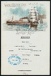 MITTAGESSEN; [held by] NORDDEUTSCHER LLOYD BREMEN [at] EN ROUTE ABOARD DAMPFER FRIEDRICH DER GROSSER (FOR/SS;)