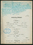 BREAKFAST [held by] STATLER'S HOTEL AND RESTAURANT [at] "ELLICOTT SQUARE, BUFFALO, NY" (HOTEL/REST;)