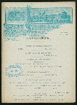 LUNCHEON [held by] STATLER'S HOTEL AND RESTAURANT [at] "ELLICOTT SQUARE, BUFFALO, NY" (HOTEL/REST;)