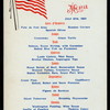 DINNER [held by] ANCHOR LINE - S.S.CITY OF ROME [at] EN ROUTE (SS)