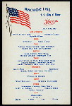 DINNER [held by] ANCHOR LINE - S.S.CITY OF ROME [at] EN ROUTE (SS)