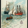 DINNER [held by] HAMBURG-AMERIKA LINIE -STEAMER FURST BISMARCK [at] EN ROUTE (SS)