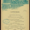 LUNCHEON [held by] STATLER'S HOTEL [at] "BUFFALO, NY" (HOTEL)