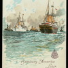 DINNER [held by] HAMBURG-AMERIKA LINIE [at] SS FURST BISMARCK (SS;)