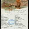 BREAKFAST [held by] NORDDEUTSCHER LLOYD BREMEN [at] SS FRIEDRICH DER GROSSE (SS;)