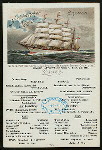 LUNCH [held by] NORDDEUTSCHER LLOYD BREMEN [at] SS FRIEDRICH DER GROSSE (SS;)