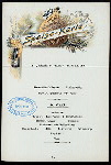 LUNCH [held by] NORDDEUTSCHER LLOYD BREMEN [at] SS FRIEDRICH DER GROSSE (SS;)