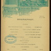 BREAKFAST [held by] TATLER'S HOTEL [at] "ELLICOTT SQUARE,BUFFALO,[NY?]" (HOTEL;)