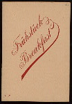 BREAKFAST [held by] HAMBURG-AMERIKA LINIE [at] SS FURST BISMARCK (SS;)