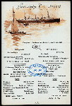 LUNCH [held by] NORDDEUTSCHER LLOYD BREMEN [at] SS FRIEDRICH DER GROSSE (SS;)