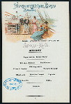 LUNCH [held by] NORDDEUTSCHER LLOYD BREMEN [at] SS FRIEDRICH DER GROSSE (SS;)