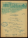 LUNCHEON [held by] TATLER'S HOTEL [at] "ELLICOTT SQUARE,BUFFALO,[NY?]" (HOTEL;)