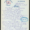 LUNCH [held by] OCEANIC STEAMSHIP COMPANY - SIERRA [at] EN ROUTE (SS)