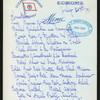 LUNCHEON [held by] OCEANIC STEAMSHIP COMPANY - S.S.ZEALANDER [at] EN ROUTE (SS)