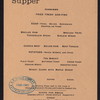 SUPPER [held by] COOLEY'S [at] "SPRINGFIELD,MASS." (HOTEL)
