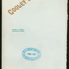 SUNDAY TEA [held by] COOLEY'S [at] "SPRINGFIELD,MASS." (HOTEL)