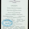 LUNCHEON [held by] CHATEAU FRONTENAC [at] "QUEBEC, CANADA" (HOTEL)