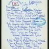 BREAKFAST [held by] OCEANIC STEAMSHIP CO. [at] EN ROUTE ABOARD S.S. ZEALANDIA (SS;)