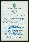 BREAKFAST [held by] CHATEAU FRONTENAC [at] "QUEBEC, CANADA" (FOR;)