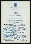 LUNCH [held by] CHATEAU FRONTENAC [at] "QUEBEC, CANADA" (FOR;)