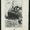DINNER [held by] HAMBURG-AMERIKA LINIE [at] EN ROUTE ABOARD EXPRESS STEAMER FURST BISMARCK (SS;)