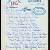 LUNCHEON [held by] OCEANIC STEAMSHIP [at] S.S. ZEALANDIA SONOMA (SS;)