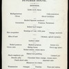 DINNER [held by] DUTCHER HOUSE [at] "PAWLING, NY" (HOTEL;)