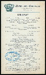 BREAKFAST [held by] DEL CORONADO HOTEL [at] "CORONADO BEACH, CA" (HOTEL;)