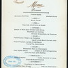 DINNER [held by] OCEANIC STEAMSHIP COMPANY [at] ON BOARD SONOMA (SS;)