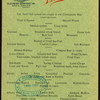 BREAKFAST [held by] CHAMBERLIN HOTEL [at] "OLD POINT COMFORT, VA" (HOTEL;)