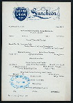 LUNCHEON [held by] GRAND UNION [at] "SARATOGA SPRINGS, NY" (HOTEL;)