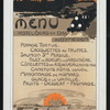 MENU [held by] BERG EN DAL HOTEL [at]  (HOTEL;)