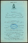 BREAKFAST [held by] LOGAN HOUSE [at] "ALTOONA, PA" (HOTEL;)