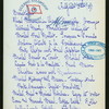 BREAKFAST [held by] OCEANIC STEAMSHIP CO. [at] EN ROUTE ABOARD S.S. ZEALANDIA (SS;)