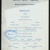 BREAKFAST [held by] LAMBS' CLUB SPECIAL [at] PULLMAN DINING CAR SERVICE (EN ROUTE?) (RR;)