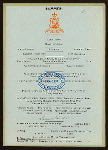 SUPPER [held by] LOGAN HOUSE [at] "ALTOONA, PA" (HOTEL;)