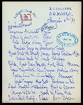 LUNCH [held by] OCEANIC STEAMSHIP CO. [at] EN ROUTE ABOARD S.S.ZEALANDIA (SS;)
