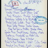 BREAKFAST [held by] OCEANIC STEAMSHIP CO. [at] EN ROUTE ABOARD S.S.ZEALANDIA (SS;)