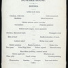 DINNER [held by] DUTCHER HOUSE [at] "PAWLING, NY" (HOTEL;)